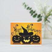 Happy Halloween Witchy Poo Postkarte (Stehend Vorderseite)