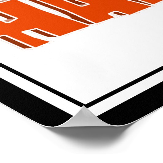 Happy Halloween Witchy Silhouette Poster (Ecke)