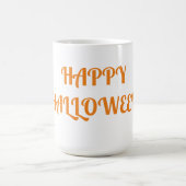Happy Halloween Women's Orange Black Kaffeetasse (Mittel)