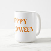 Happy Halloween Women's Orange Black Kaffeetasse (VorderseiteRechts)