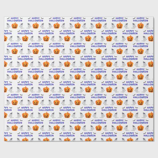 Happy Halloween Wraping Papers For Hallowing Geschenkpapier (Flach)