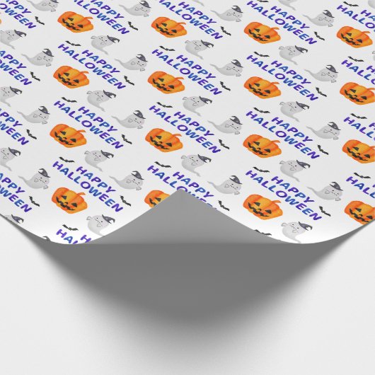 Happy Halloween Wraping Papers For Hallowing Geschenkpapier (Ecke)