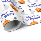 Happy Halloween Wraping Papers For Hallowing Geschenkpapier (Rolleneckpunkt)