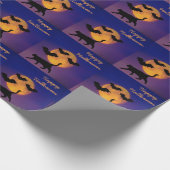 Happy Halloween Wrapping Paper Geschenkpapier (Ecke)