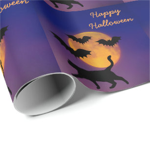 Happy Halloween Wrapping Paper Geschenkpapier