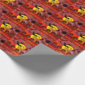 Happy Halloween Wrapping Paper Geschenkpapier (Ecke)