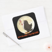 Happy Halloween ya alter Bussard Aufkleber (Umschlag)