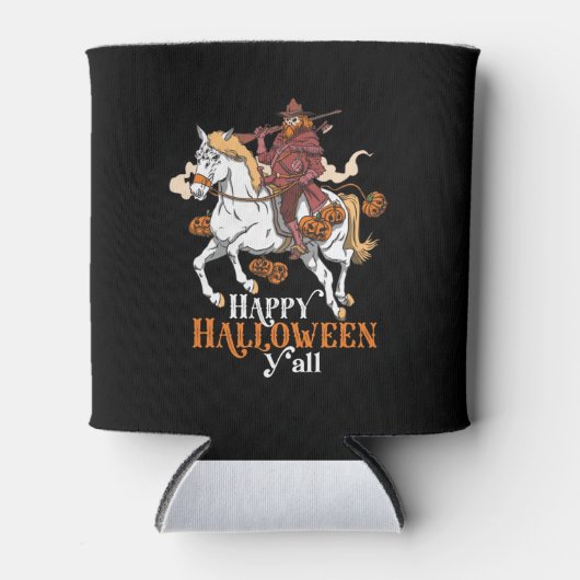 Happy Halloween Y'all Cowboy Ghost Reitpferd Dosenkühler (Vorderseite)
