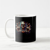 Happy Halloween Zombie Hands Funny Halloween Costu Kaffeetasse (Links)