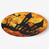 Happy Halloween Zombies Paper Plate Pappteller (Schrägansicht)