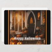 Happy Halloween Zuhause Collection Feiertagskarte (Vorne/Hinten)