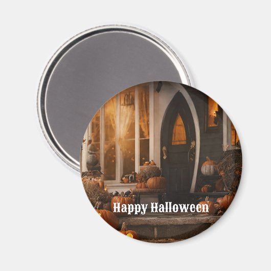 Happy Halloween Zuhause Collection Magnet (Vorderseite/Rückseite)