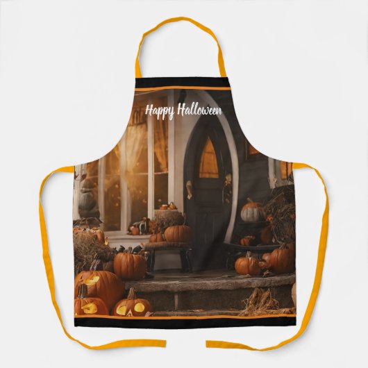 Happy Halloween Zuhause Collection Schürze (Vorderseite)