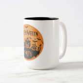Happy Halloween Zweifarbige Tasse (VorderseiteRechts)