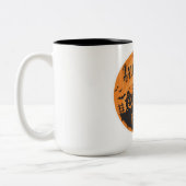 Happy Halloween Zweifarbige Tasse (Links)