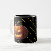 Happy Halloween Zweifarbige Tasse (Vorderseite Links)