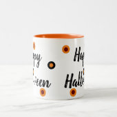 Happy Halloween :-) Zweifarbige Tasse (Mittel)