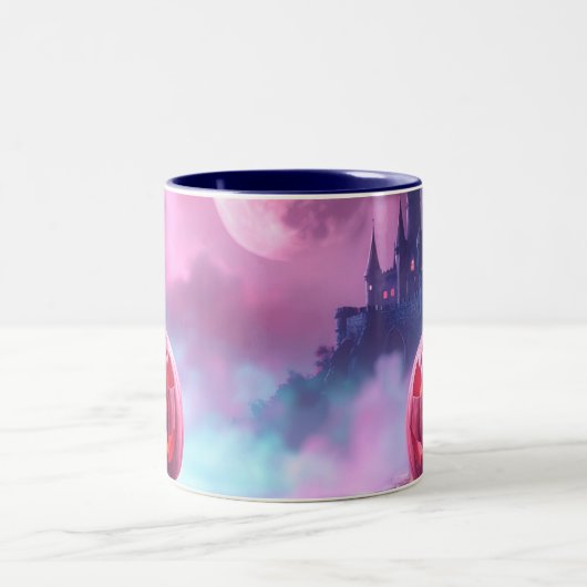 HAPPY HALLOWEEN ZWEIFARBIGE TASSE (Mittel)