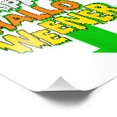 Happy Halloweener Funny Halloween Fotodruck (Ecke)