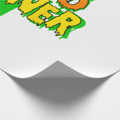 Happy Halloweener Funny Halloween Geschenkpapier (Ecke)