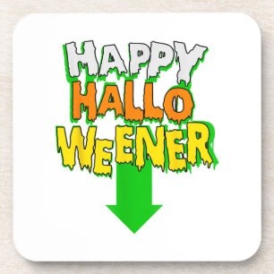Happy Halloweener Funny Halloween Getränkeuntersetzer