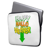 Happy Halloweener Funny Halloween Laptopschutzhülle (Vorderseite Links)