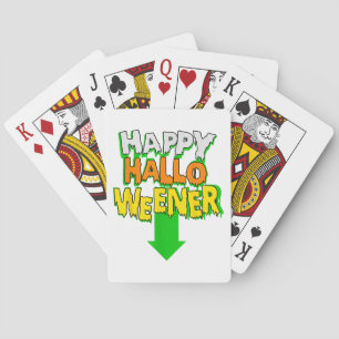 Happy Halloweener Funny Halloween Spielkarten