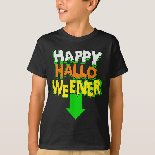 Happy Halloweener _ Funny Halloween T-Shirt (Vorderseite)