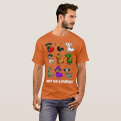 Happy Halloweenie Dachshund Dachshund Halloween T-Shirt (Vorne ganz)