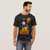Happy Halloweenie Dackel Mummy Dackel Dog Trick T-Shirt (Vorne ganz)