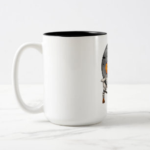 Happy Halloweenie Dackel Mummy Dog Zweifarbige Tasse