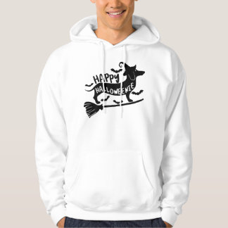 Happy Halloweenie Dackel Pumpkin Skeleton Hoodie