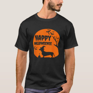 Happy Halloweenie Dackel Shirt Funny Halloween