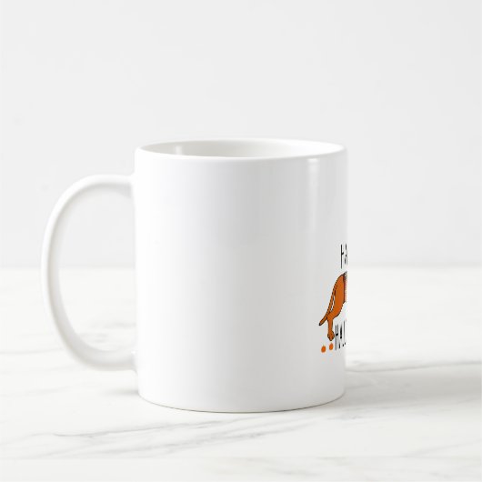 Happy Halloweenie Funny Dog Fall Halloween Niedlic Kaffeetasse (Links)