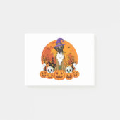 Happy Halloweiner Boxer Halloween Dog Post-it Klebezettel (Vorderseite)