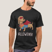 Happy Halloweiner Dachshund Dog Superhero Happy Ha T-Shirt (Vorderseite)