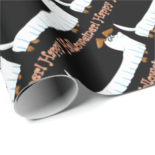 Happy Halloweiner Dackel Geschenkpapier