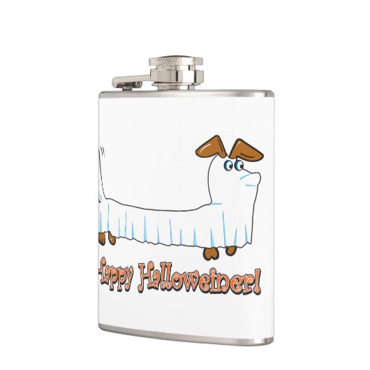 Happy-Halloweiner Flachmann (Links)