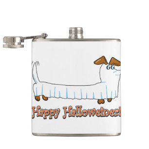 Happy-Halloweiner Flachmann
