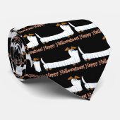 Happy-Halloweiner Krawatte (Gerollt)