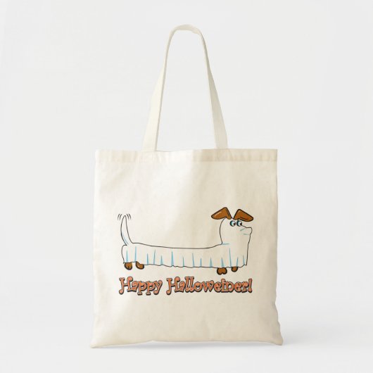 Happy-Halloweiner Tragetasche (Vorne)