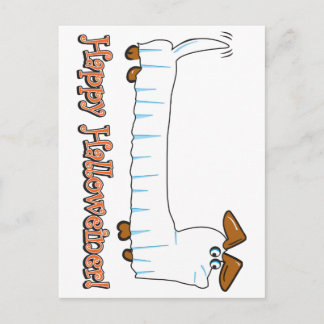 Happy Hallowiener Postkarte