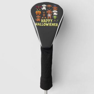Happy Hallowiener Spooky Halloween Hund Weiner Golf Headcover