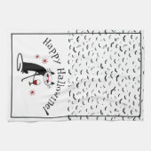 Happy Hallowine! Halloween Wine Pub Geschirrtuch (Horizontal)