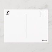 Happy Hallowine! Halloween Wine Pub Postkarte (Rückseite)