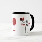 Happy Hallowine Headless Skelett Tasse (VorderseiteRechts)
