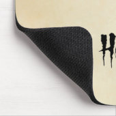 Happy Hallowine Pumpkin Wine Glass Halloween Mousepad (Ecke)