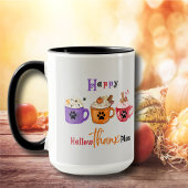 Happy Hallowthanksmas Hallowthanxmas Holiday Tasse