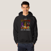 Happy Hallowthanksmas mit meinen Gnomen Funny Nied Hoodie (Vorne ganz)