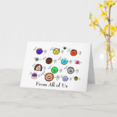 Happy Ham Club Grußkarte - Passen Sie sie an! Karte (Gelbe Blume)